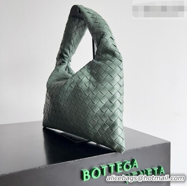 New Fashion Bottega Veneta Small Hop Hobo Bag Intrecciato Leather BV082710 Pickle Green 2026