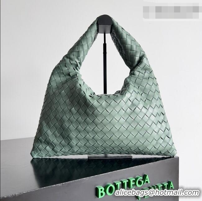 New Fashion Bottega Veneta Small Hop Hobo Bag Intrecciato Leather BV082710 Pickle Green 2026