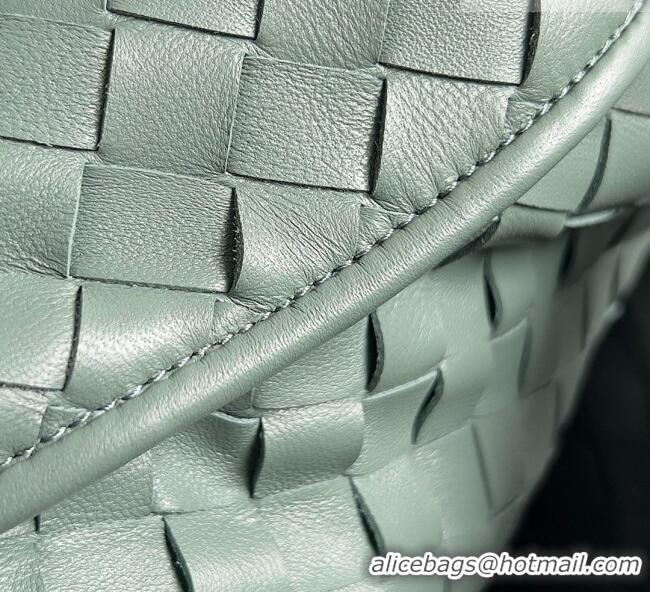 New Fashion Bottega Veneta Small Hop Hobo Bag Intrecciato Leather BV082710 Pickle Green 2026