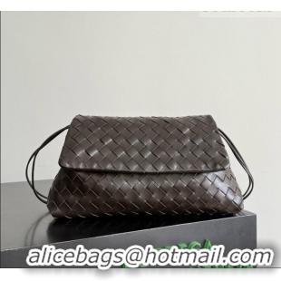 Grade Design Bottega Veneta Giorno Shoulder Bag in Intrecciato Leather 857657 Fondant Brown 2026
