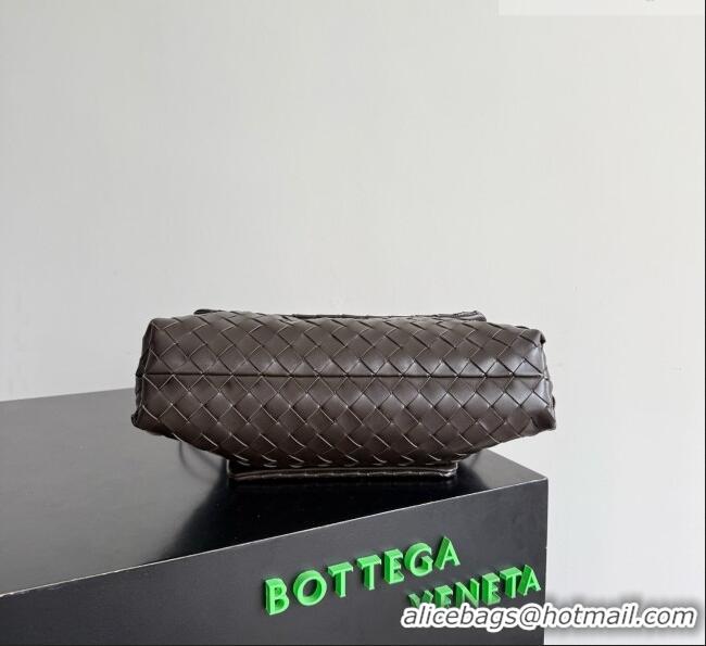 Grade Design Bottega Veneta Giorno Shoulder Bag in Intrecciato Leather 857657 Fondant Brown 2026