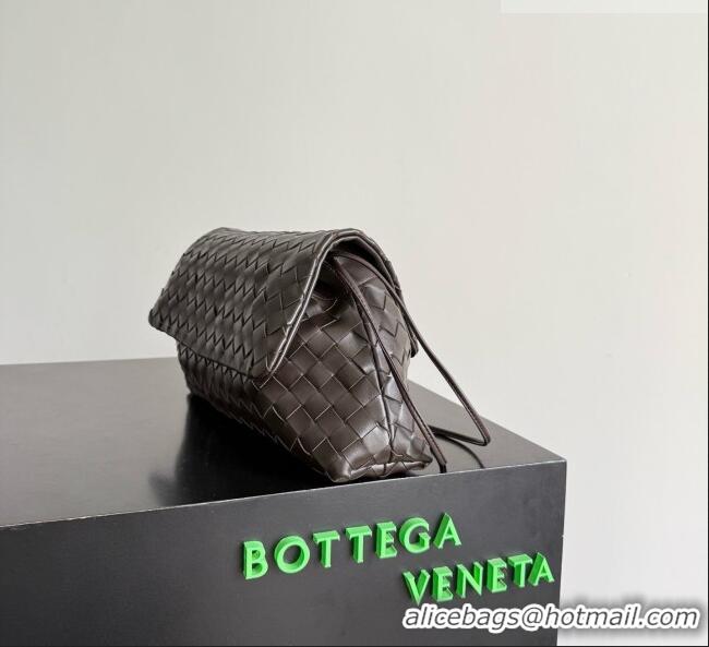 Grade Design Bottega Veneta Giorno Shoulder Bag in Intrecciato Leather 857657 Fondant Brown 2026
