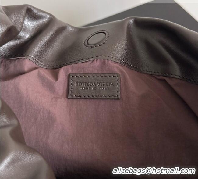 Grade Design Bottega Veneta Giorno Shoulder Bag in Intrecciato Leather 857657 Fondant Brown 2026