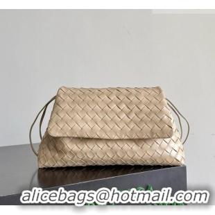 Reasonable Price Bottega Veneta Giorno Shoulder Bag in Intrecciato Leather 857657 Beige 2026