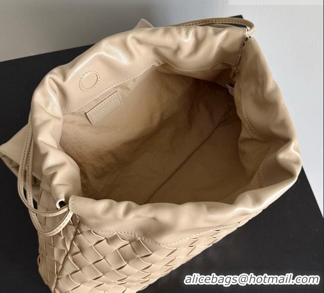Reasonable Price Bottega Veneta Giorno Shoulder Bag in Intrecciato Leather 857657 Beige 2026