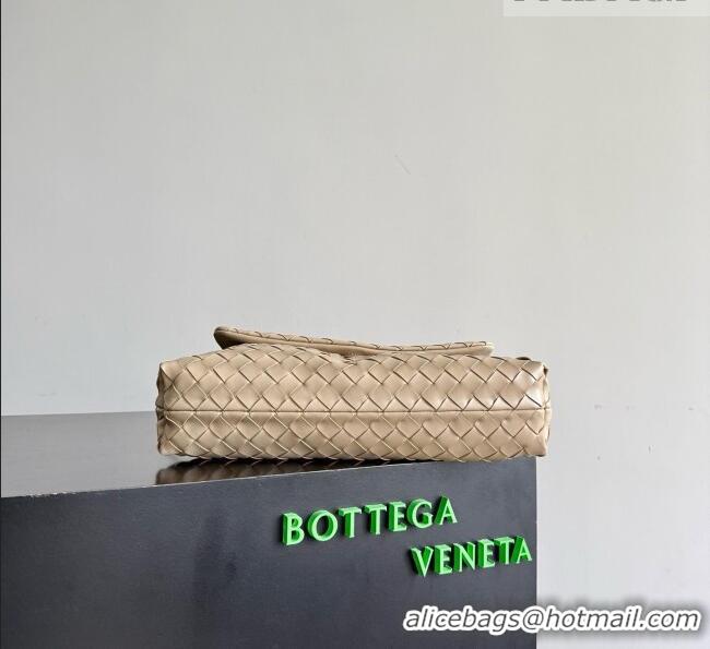 Reasonable Price Bottega Veneta Giorno Shoulder Bag in Intrecciato Leather 857657 Beige 2026