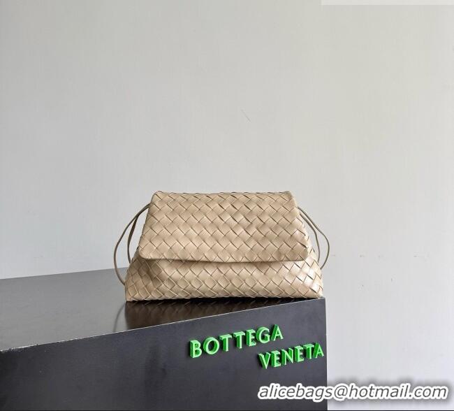Reasonable Price Bottega Veneta Giorno Shoulder Bag in Intrecciato Leather 857657 Beige 2026