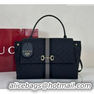 Well Crafted Gucci Paparazzo Large Top Handle Bag in GG Canvas 875019 Black 2026