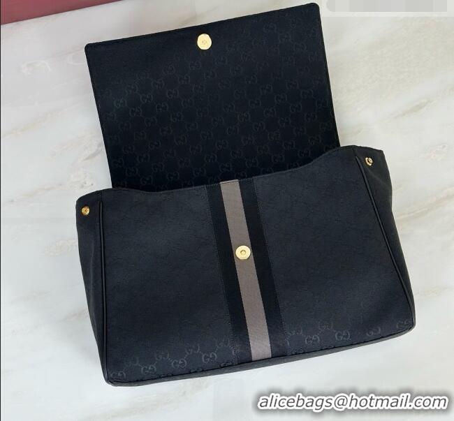 Well Crafted Gucci Paparazzo Large Top Handle Bag in GG Canvas 875019 Black 2026