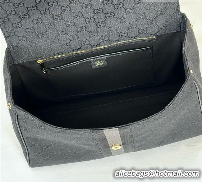 Well Crafted Gucci Paparazzo Large Top Handle Bag in GG Canvas 875019 Black 2026