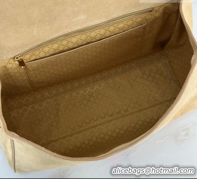 Traditional Discount Gucci Paparazzo Large Top Handle Bag in Light Brown Suede 875019 2026