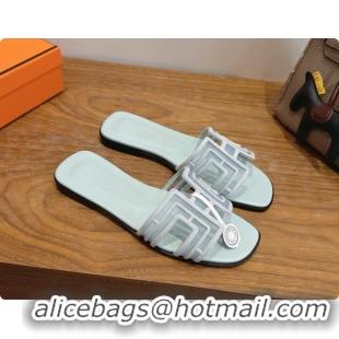 Grade Quality Hermes Oran Sandals H091558 Light Grey 2026