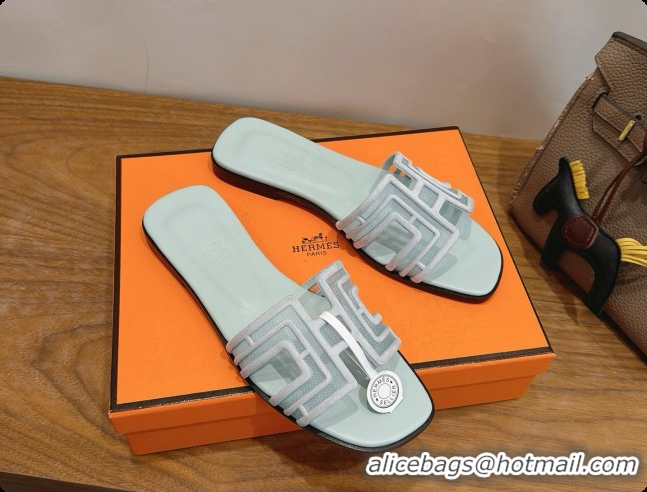 Grade Quality Hermes Oran Sandals H091558 Light Grey 2026