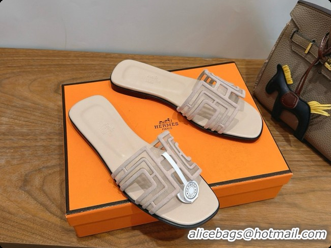 Sumptuous Hermes Oran Sandals H091559 Beige 2026
