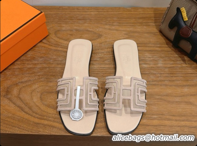 Sumptuous Hermes Oran Sandals H091559 Beige 2026