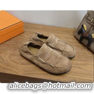Best Product Hermes Nod Loafer in Suede H091573 Light Brown 2026