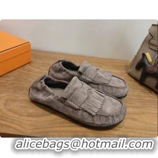 Buy New Cheap Hermes Nod Loafer in Suede H091576 Dark Grey 2026