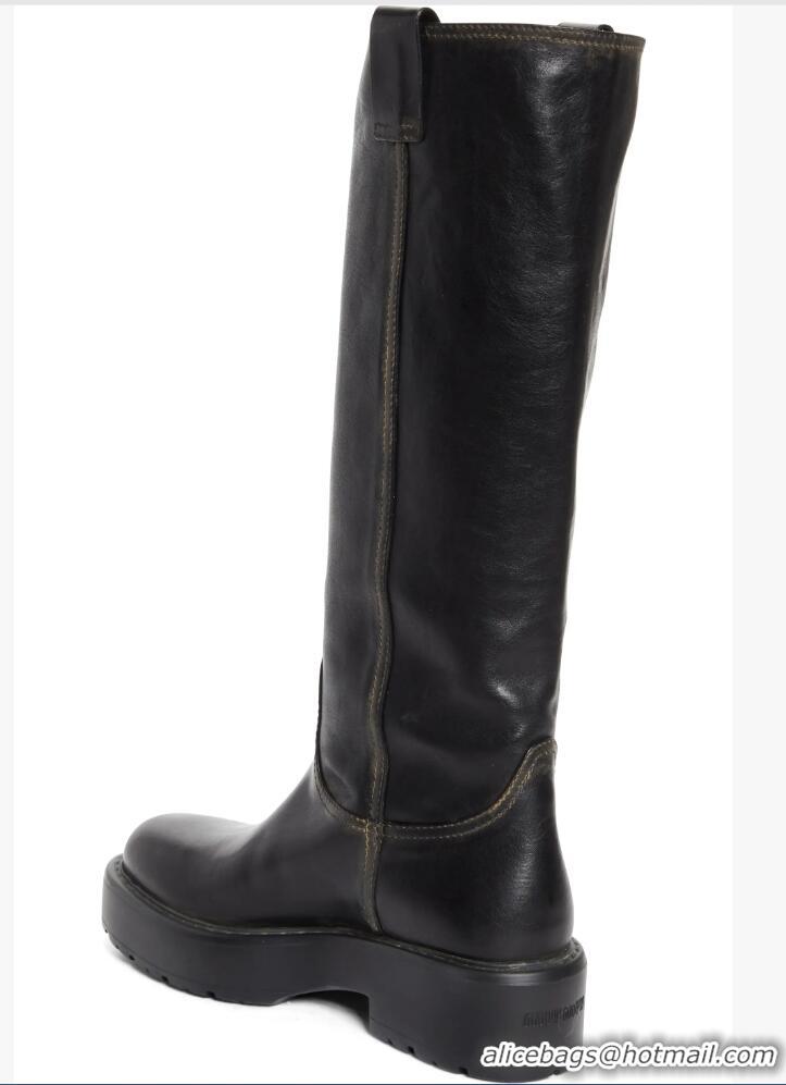 ​Reasonable Price Miu Miu Knee High Boots For Womens M5698 Black