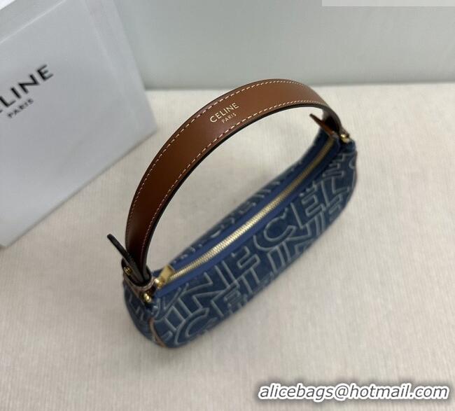New Promotional Celine Ava Hobo bag in CELINE 193952 Denim Blue 2026