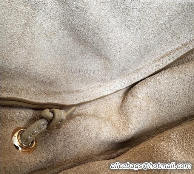 Discount Celine Halfmoon Soft Triomphe Small Bag in Supple Shiny Lambskin 103778 Sand Yellow 2026
