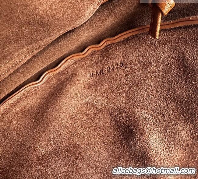 Well Crafted Celine Halfmoon Soft Triomphe Small Bag in Supple Shiny Lambskin 103778 Tan Brown 2026