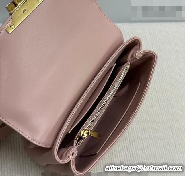 Trendy Design Celine Teen Nino Bag in Supple Calfskin Leather Soft 118113 Peach Pink 2026
