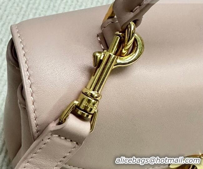 Trendy Design Celine Teen Nino Bag in Supple Calfskin Leather Soft 118113 Peach Pink 2026