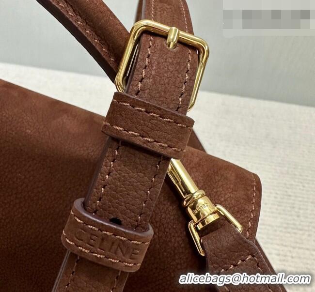 Discount Price Celine Teen Nino Bag in Suede 118113 Chestnut Brown 2026
