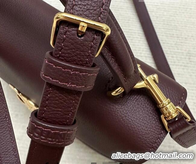 Good Taste Celine Teen Nino Bag in Grained Supple Calfskin 118113 Burgundy 2026