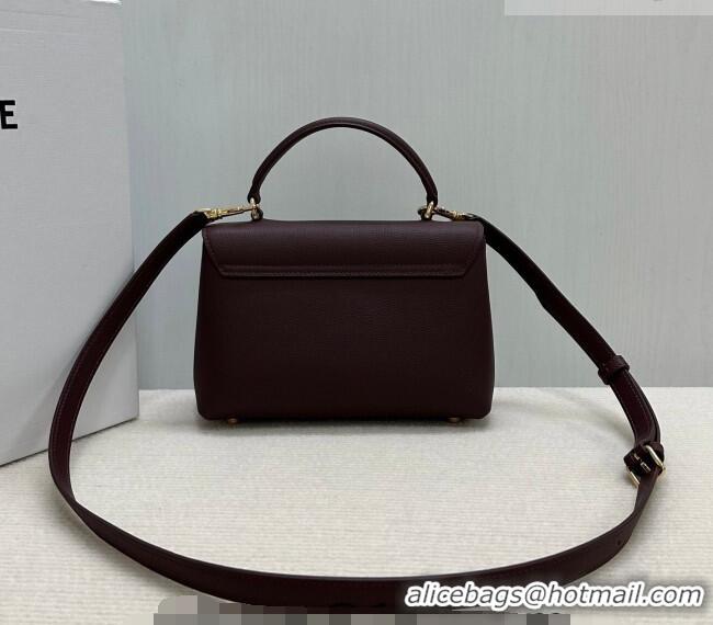 Good Taste Celine Teen Nino Bag in Grained Supple Calfskin 118113 Burgundy 2026