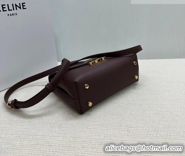 Good Taste Celine Teen Nino Bag in Grained Supple Calfskin 118113 Burgundy 2026