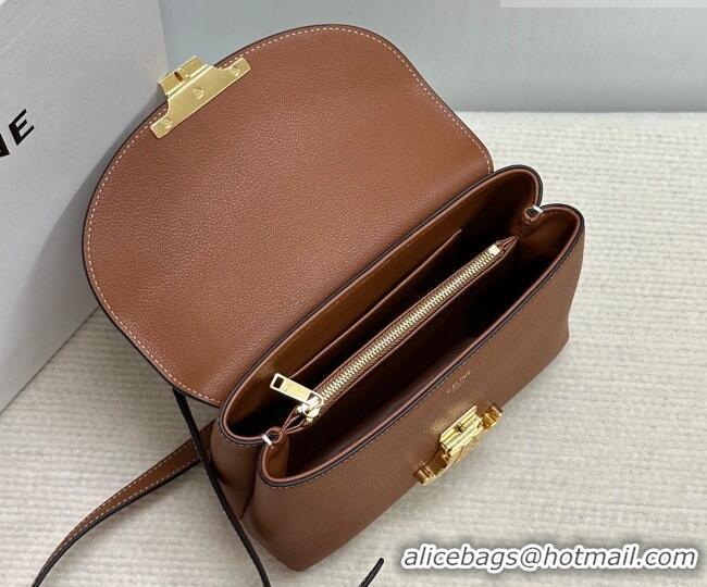 Buy Fashionable Celine Teen Nino Bag in Grained Supple Calfskin 118113 Tan Brown 2026
