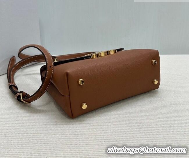 Buy Fashionable Celine Teen Nino Bag in Grained Supple Calfskin 118113 Tan Brown 2026