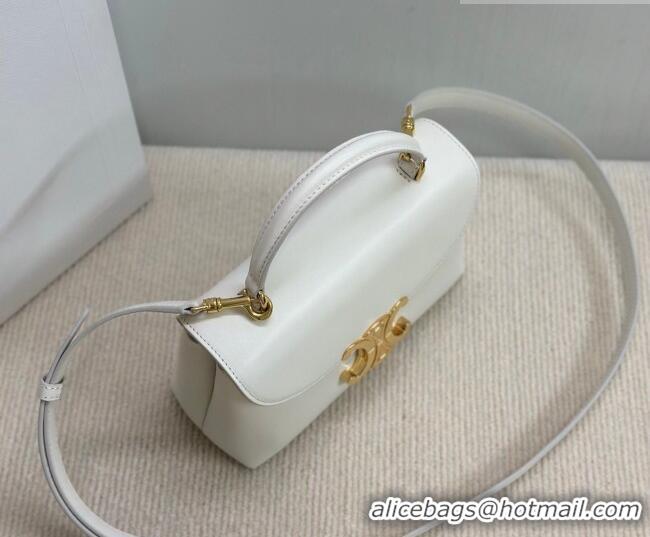 Best Price Celine Teen Nino Bag in Smooth Supple Calfskin 118113 White 2026