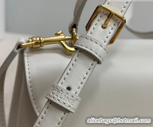 Best Price Celine Teen Nino Bag in Smooth Supple Calfskin 118113 White 2026
