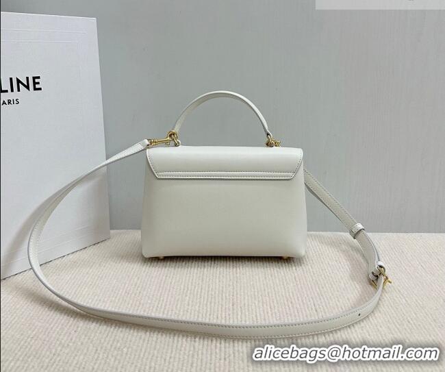 Best Price Celine Teen Nino Bag in Smooth Supple Calfskin 118113 White 2026