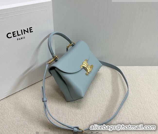 Grade Quality Celine Teen Nino Bag in Smooth Supple Calfskin 118113 Ice Blue 2026