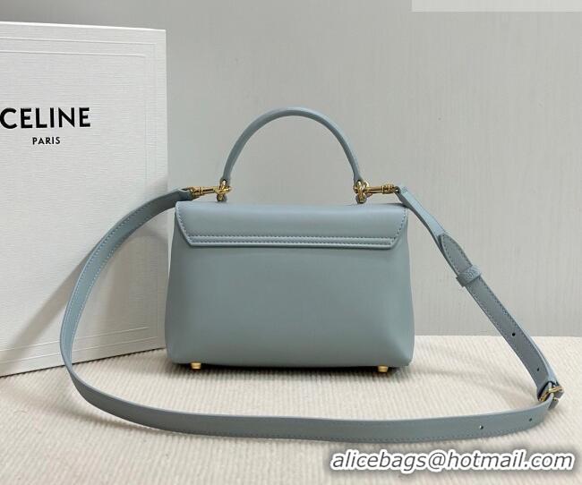 Grade Quality Celine Teen Nino Bag in Smooth Supple Calfskin 118113 Ice Blue 2026