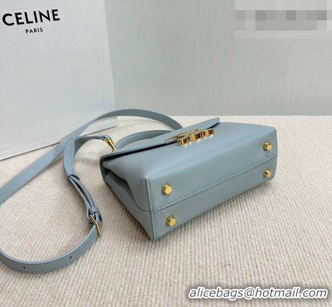 Grade Quality Celine Teen Nino Bag in Smooth Supple Calfskin 118113 Ice Blue 2026