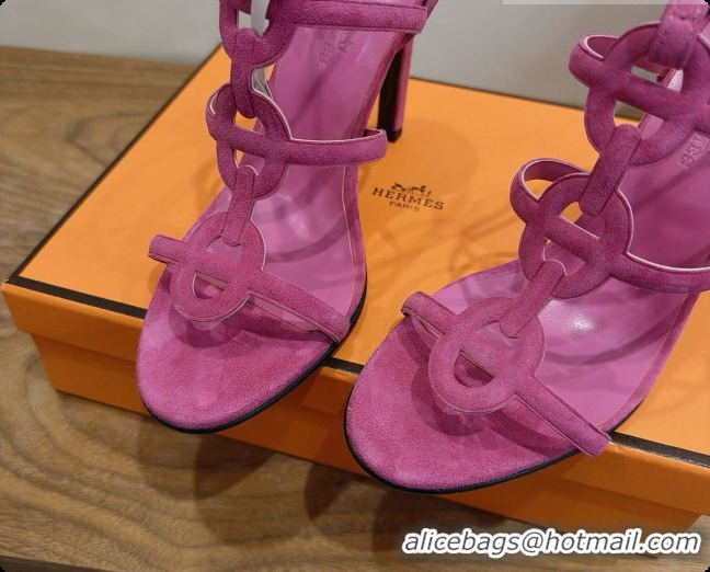 Best Price Hermes Magic 105 Sandal in Suede H091641 Rosy 2026