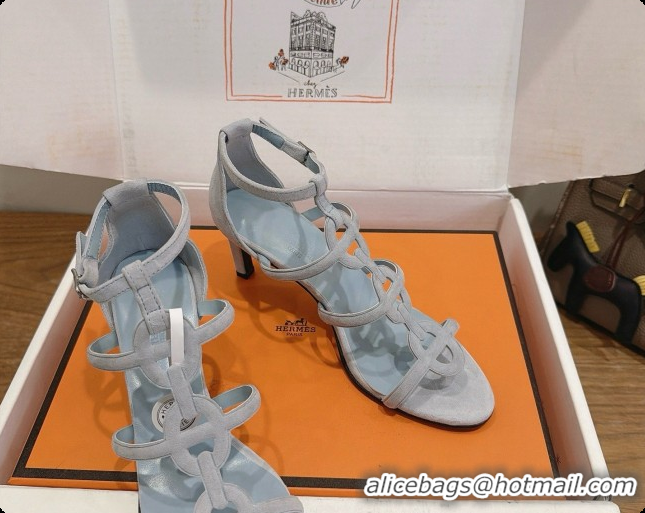 Hot Style Hermes Magic 70 Sandal in Suede H091652 Grey 2026