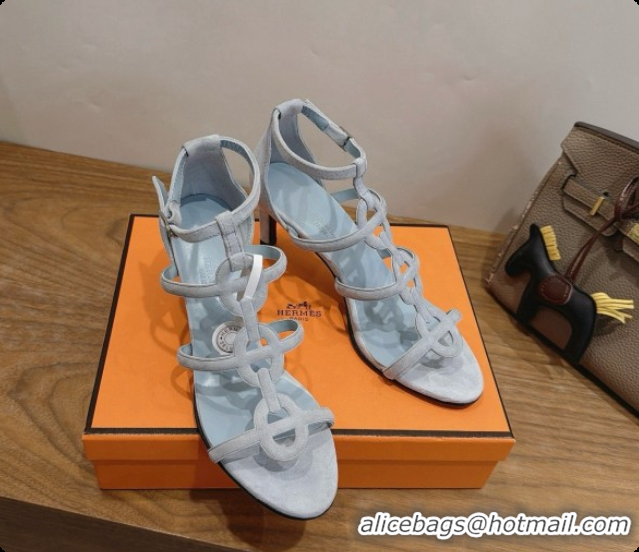 Hot Style Hermes Magic 70 Sandal in Suede H091652 Grey 2026
