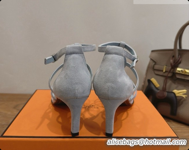 Hot Style Hermes Magic 70 Sandal in Suede H091652 Grey 2026