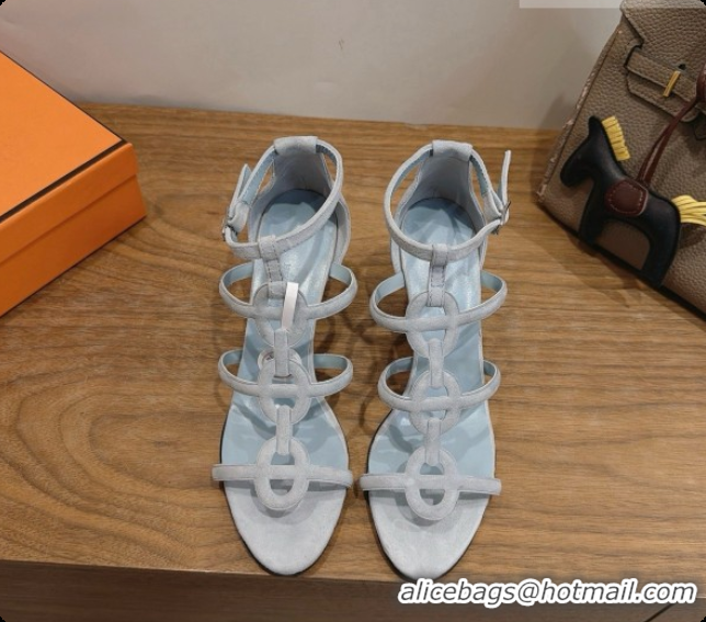 Hot Style Hermes Magic 70 Sandal in Suede H091652 Grey 2026