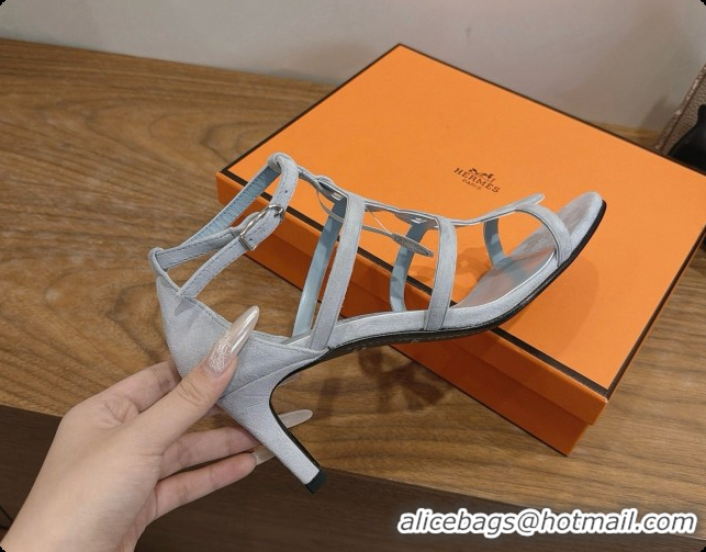 Hot Style Hermes Magic 70 Sandal in Suede H091652 Grey 2026