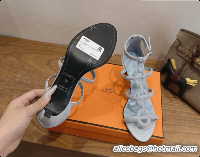 Hot Style Hermes Magic 70 Sandal in Suede H091652 Grey 2026