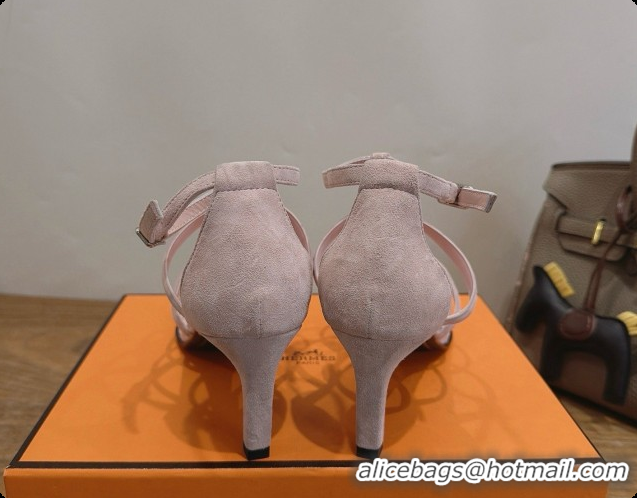 Unique Style Hermes Magic 70 Sandal in Suede H091656 Light Pink 2026