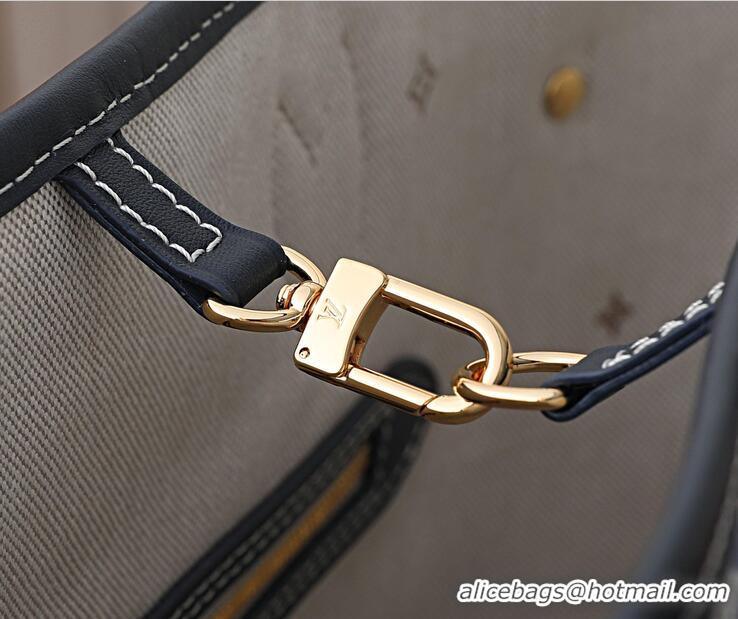Best Quality Louis Vuitton Monogram Embleme Neverfull MM M2A096 Blue 2026