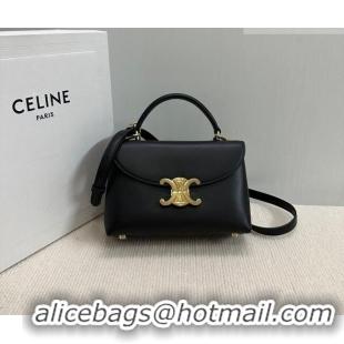 Top Grade Celine Teen Nino Bag in Smooth Supple Calfskin 118113 Black 2026