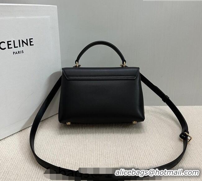 Top Grade Celine Teen Nino Bag in Smooth Supple Calfskin 118113 Black 2026